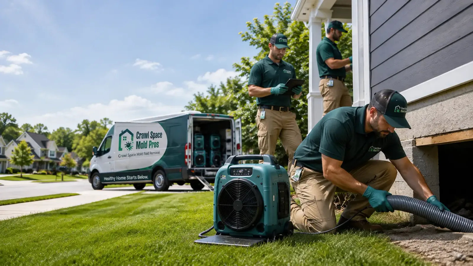 Crawl Space Mold Removal in Millersport, OH